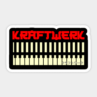 Piano japan Kraftwerk Sticker